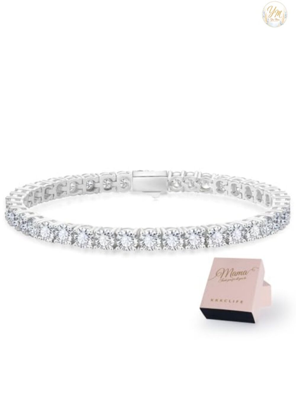 14K Gold Plated Tennis Bracelet 5A CZ Hypoallergenic